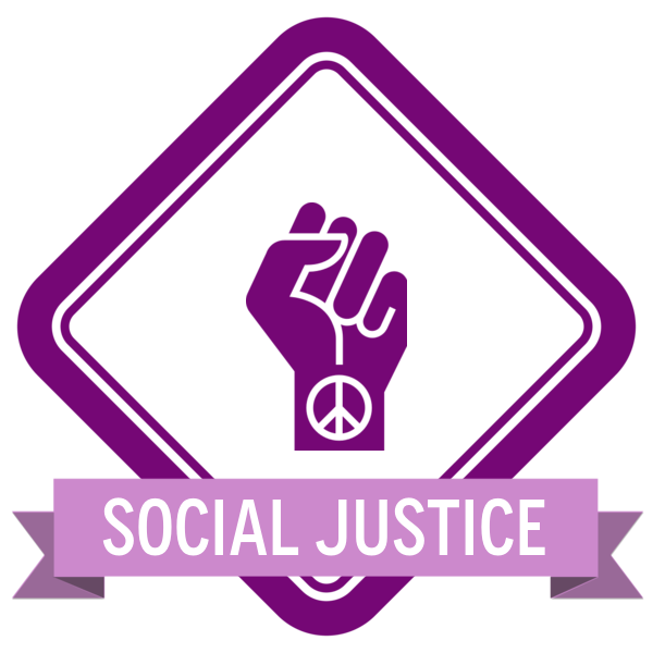 Badge icon "Peaceful Protest (760)" provided by Edward Boatman, Jay Demory, Tristan Sokol, Shirlee Berman & Doug Hurdelbrink, from The Noun Project under The symbol is published under a Public Domain Mark
